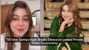 Pakistani Viral Video - Tiktoker Samiya Hijab Viral Video Link , Samiya Hijab Full Viral Video Clips Link Download