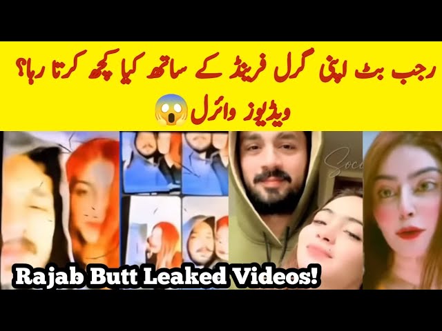 Rajab Butt Viral Video Clips Original Link , TikTok Star Zara Malik & Rajab Butt Leaked Private MMS Video Clips